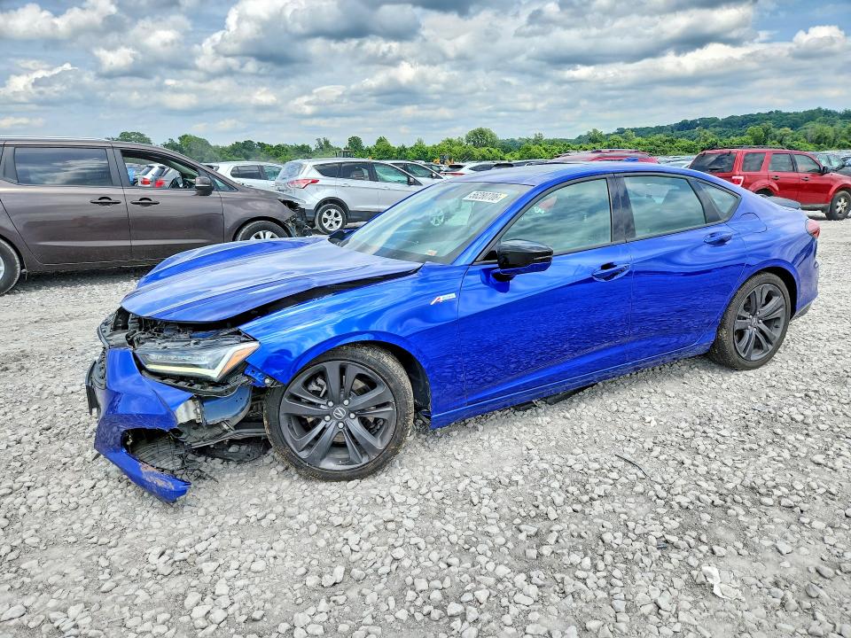 2021 Acura VIN 19UUB6F5XMA000560 COPART salvage auction — FRONT END, Mo - Salvage Certificate Of Title, sold $2,550 on 2026-08-03 (photo 1)