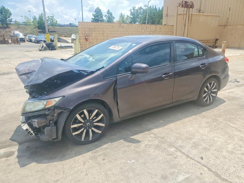 2014 Honda VIN 2HGFB2F99EH505819 COPART salvage auction — FRONT END, Sc - Cert Of Title-Salvage, sold $825 on 2026-07-31 (photo 1)