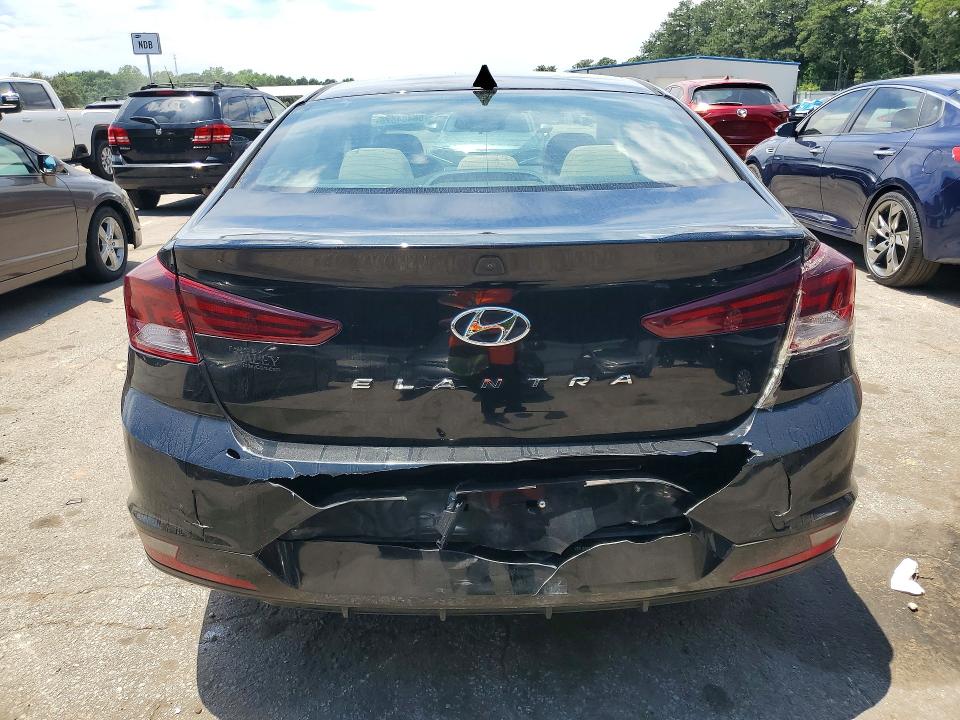 2020 Hyundai Elantra VIN KMHD84LF6LU939549 COPART salvage auction — REAR END, Ga - Certificate Of Title (P), sold $4,250 on 2026-07-10 (photo 6)