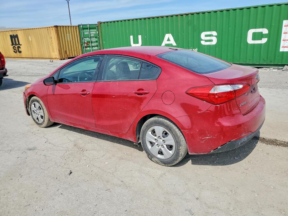 2015 Kia Forte VIN KNAFX4A6XF5299506 COPART salvage auction — FRONT END, In - Cert Of Title-Salvage Title, sold $475 on 2026-07-24 (photo 2)