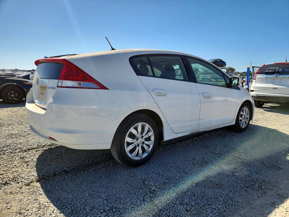 2011 Honda Insight VIN JHMZE2H55BS002787 COPART salvage auction — FRONT END, CA - SALVAGE CERTIFICATE, sold $650 on 2026-07-24 (photo 3)