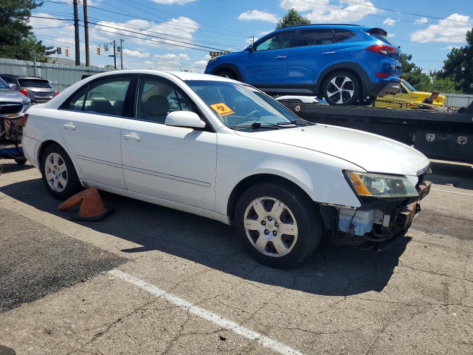 2008 Hyundai Sonata VIN 5NPET46CX8H397902 COPART salvage auction — FRONT END, Oh - Cert Of Title-Salvage, sold $225 on 2026-07-08 (photo 4)