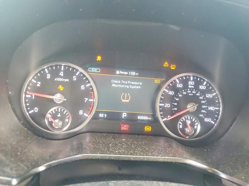 2022 Kia Telluride VIN 5XYP54HC1NG296492 COPART salvage auction — WATER/FLOOD, Fl - Certificate Of Destruction, sold $1,750 on 2026-07-27 (photo 9)
