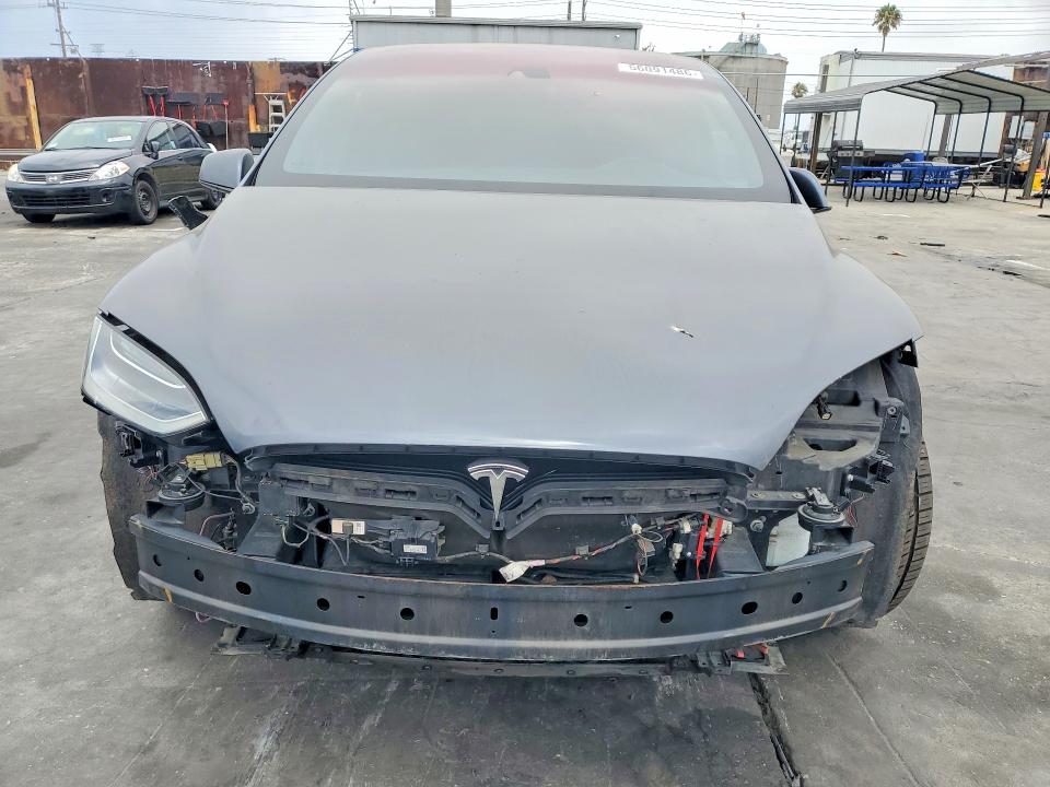 2016 Tesla Model x VIN 5YJXCBE29GF012249 COPART salvage auction — REAR END, Ca - Salvage Certificate, sold $5,000 on 2026-07-29 (photo 5)