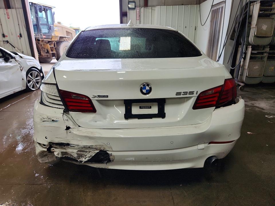 2013 BMW 5er VIN WBAFU7C50DDU74234 COPART salvage auction — REAR END, Il - Salvage Certificate, sold $1,100 on 2026-07-30 (photo 6)
