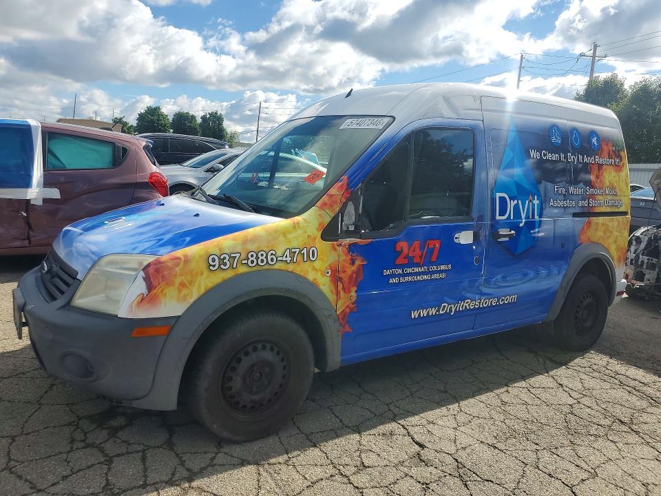 2012 Ford Transit VIN NM0LS7AN3CT102323 COPART salvage auction — SIDE, Oh - Cert Of Title-Salvage, sold $100 on 2026-07-22 (photo 1)