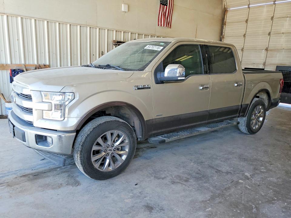 2017 Ford F-150 VIN 1FTEW1CG0HKD40008 COPART salvage auction — HAIL, Tx - Certificate Of Title, sold $8,700 on 2026-07-31 (photo 1)