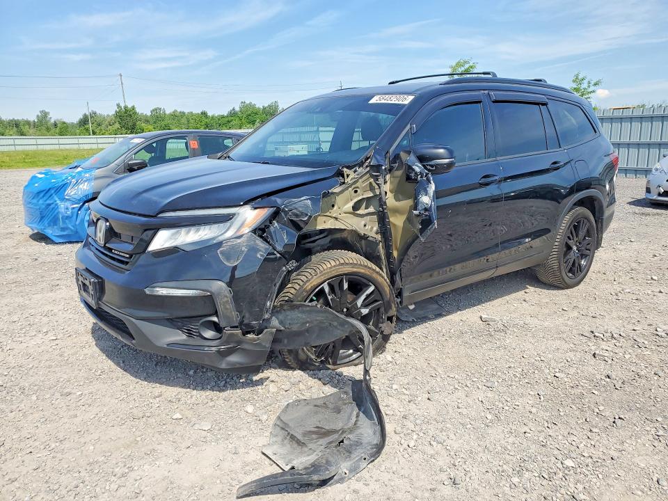 2019 Honda Pilot VIN 5FNYF6H01KB506126 — COPART salvage auction photo