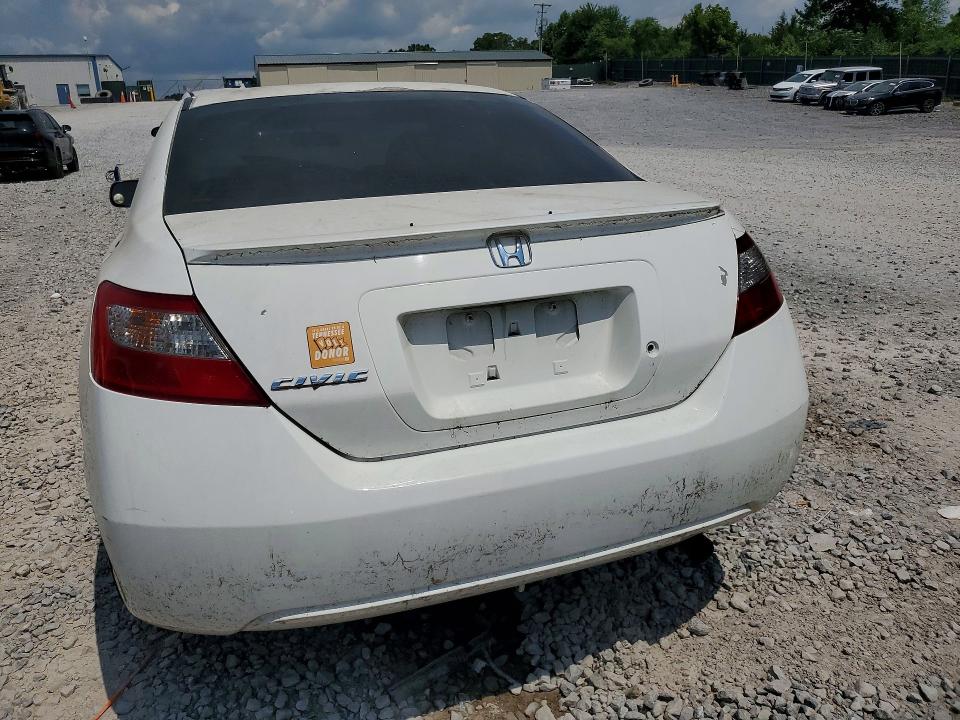 2009 Honda Civic VIN 2HGFG12609H538043 COPART salvage auction — FRONT END, Tn - Salvage Certificate, sold $875 on 2026-07-09 (photo 6)