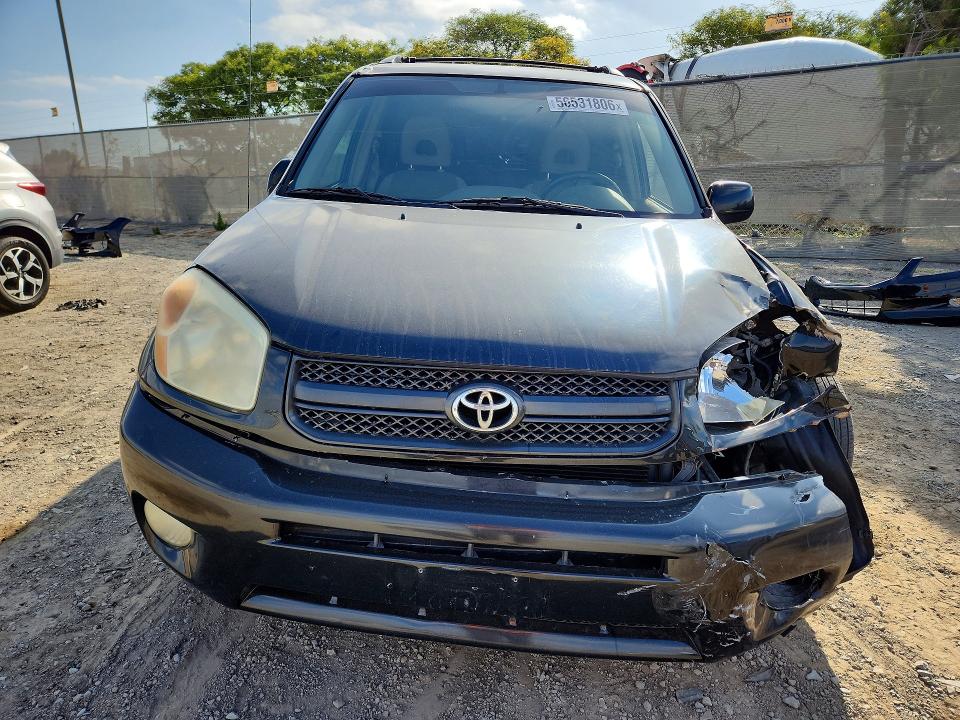 2005 Toyota Rav 4 VIN JTEGD20V050064861 COPART salvage auction — FRONT END, Ca - Salvage Certificate, sold $825 on 2026-07-24 (photo 5)