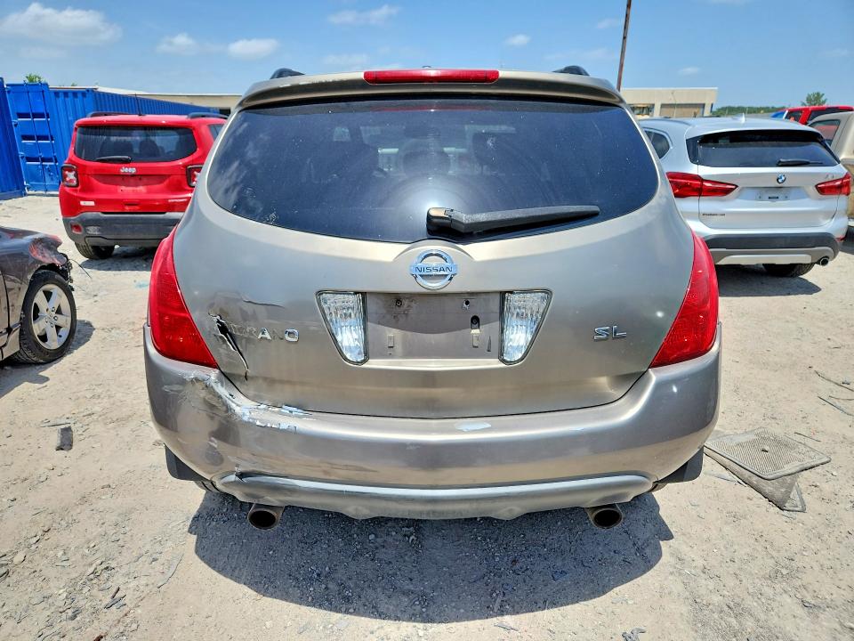 2004 Nissan Murano VIN JN8AZ08T34W222841 COPART salvage auction — DAMAGE HISTORY, In - Cert Of Title-Salvage Title, sold $200 on 2026-07-17 (photo 6)