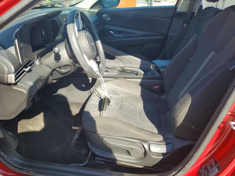 2021 Hyundai Elantra VIN KMHLM4AG9MU137422 COPART salvage auction — FRONT END, Ns - Cert Of Reg - Non-Repairable, sold $725 on 2026-07-09 (photo 7)