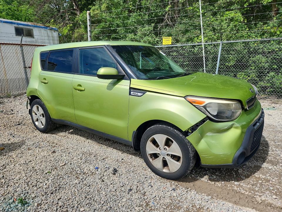 2016 Kia Soul VIN KNDJN2A2XG7854061 COPART salvage auction — FRONT END, Oh - Certificate Of Title, sold $550 on 2026-07-15 (photo 4)