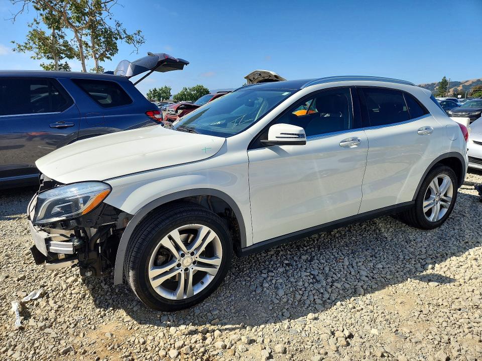 2015 Mercedes-benz Gla-class VIN WDCTG4EB7FJ172999 COPART salvage auction — FRONT END, Ca - Salvage Certificate, sold $2,250 on 2026-07-16 (photo 1)