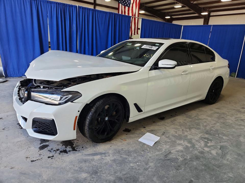 2022 BMW 5 series VIN WBA13BJ03NCJ40293 COPART salvage auction — FRONT END, Sc - Certificate Of Title, sold $3,700 on 2026-07-30 (photo 1)