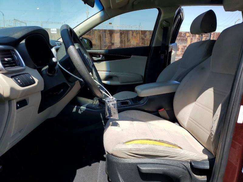 2018 Kia Sorento VIN 5XYPG4A3XJG347731 COPART salvage auction — VANDALISM, CA - SALVAGE CERTIFICATE, sold $3,400 on 2026-07-06 (photo 7)