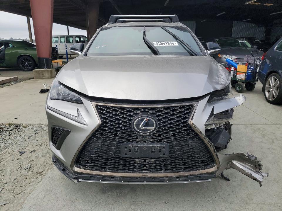 2019 Lexus Nx 300 VIN JTJBARBZ9K2187281 COPART salvage auction — FRONT END, Ca - Salvage Certificate, sold $6,600 on 2026-07-09 (photo 5)