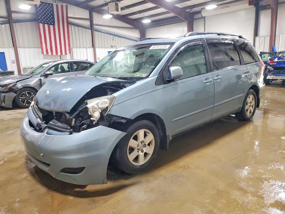 2008 Toyota Sienna VIN 5TDZK22C68S142642 COPART salvage auction — FRONT END, Pa - Certificate Of Salvage, sold $525 on 2026-07-15 (photo 1)