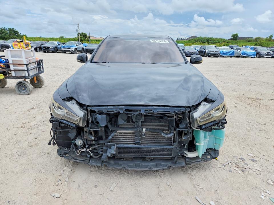 2016 Infiniti Q50 VIN JN1FV7AP6GM420951 COPART salvage auction — FRONT END, Fl - Cert Of Title Slvg Rebuildable, sold $4,850 on 2026-07-16 (photo 5)