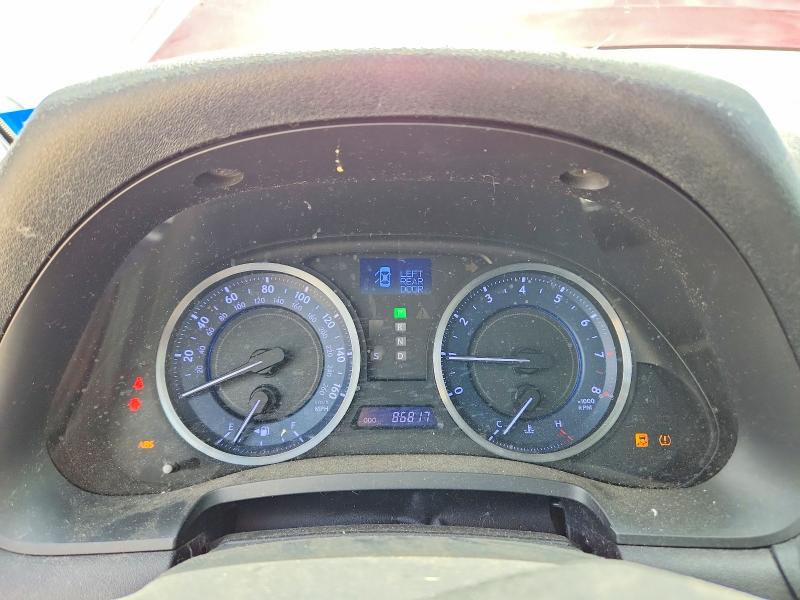 2011 Lexus Is VIN JTHBF5C22B5138757 COPART salvage auction — REAR END, Tx - Salvage Vehicle Title, sold $875 on 2026-07-09 (photo 9)