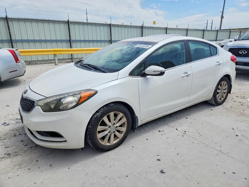 2014 Kia Forte VIN KNAFX4A81E5119832 — COPART salvage auction photo