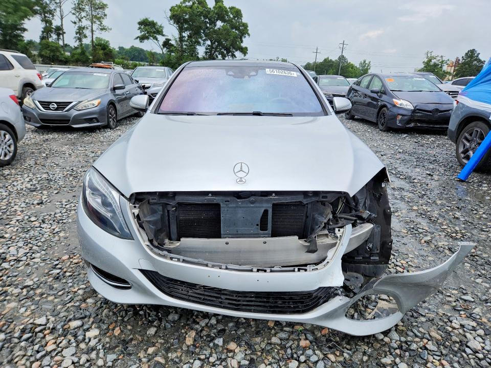 2014 Mercedes-benz S class VIN WDDUG8CB1EA026025 COPART salvage auction — FRONT END, Ga - Cert Of Title-Salvage, sold $8,500 on 2026-07-09 (photo 5)