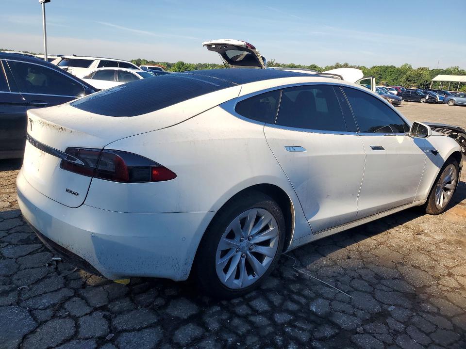 2018 Tesla Model s VIN 5YJSA1E23JF243911 COPART salvage auction — FRONT END, GA - CERT OF TITLE-SALVAGE, sold $8,500 on 2026-07-31 (photo 3)