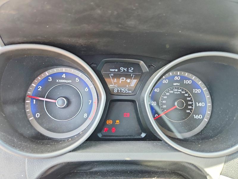 2016 Hyundai VIN KMHDH4AE1GU492855 COPART salvage auction — FRONT END, Oh - Cert Of Title-Salvage, sold $725 on 2026-07-07 (photo 9)