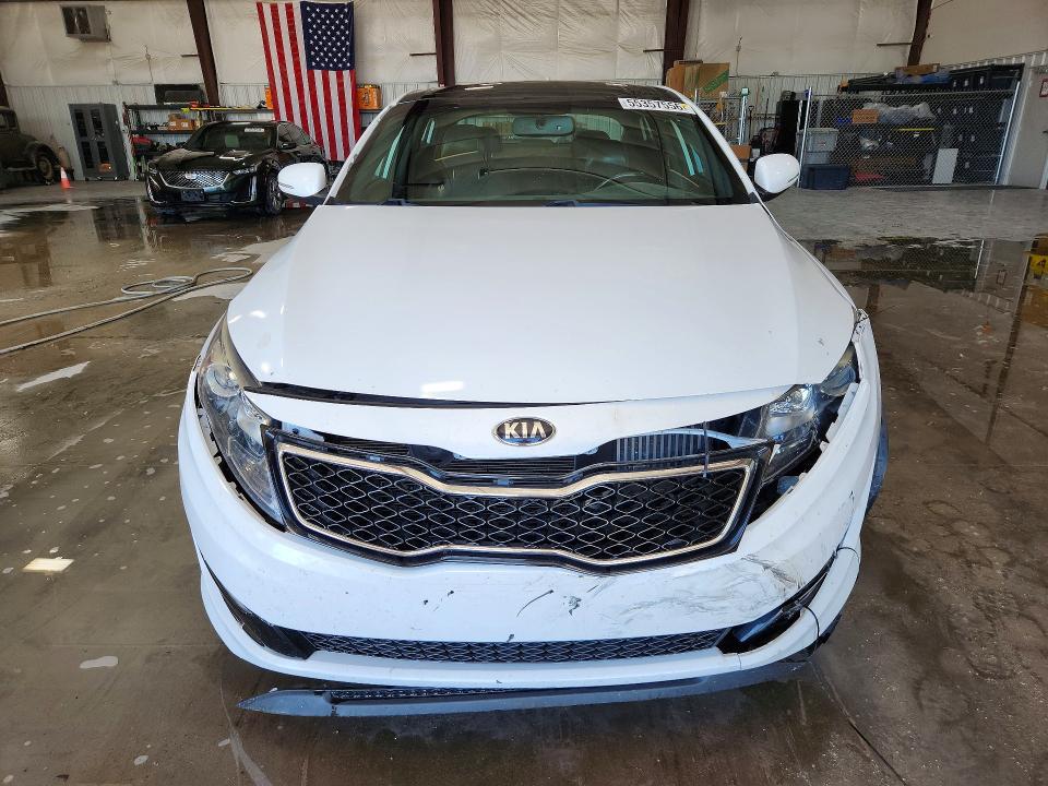 2013 Kia Optima VIN 5XXGR4A66DG235070 COPART salvage auction — FRONT END, Il - Salvage Certificate, sold $1,200 on 2026-07-13 (photo 5)