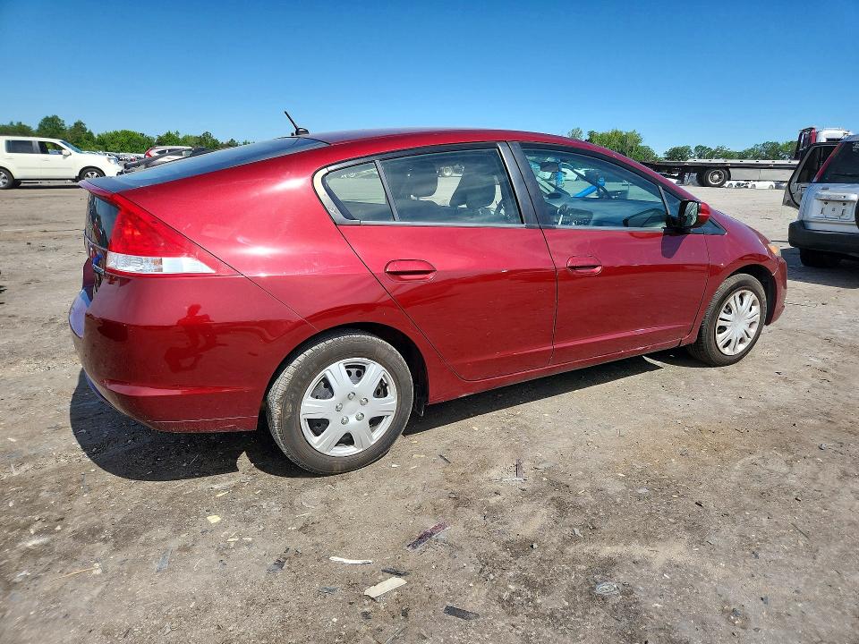 2010 Honda Insight VIN JHMZE2H56AS033724 COPART salvage auction — SIDE, VA - CERT OF TITLE - SALVAGE, sold $325 on 2026-07-22 (photo 3)