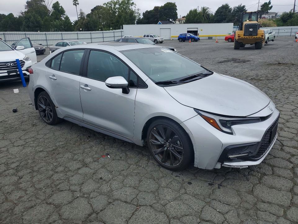 2025 Toyota VIN 5YFT4MCE3SP218085 COPART salvage auction — FRONT END, Ca - Salvage Certificate, sold $14,300 on 2026-07-10 (photo 4)