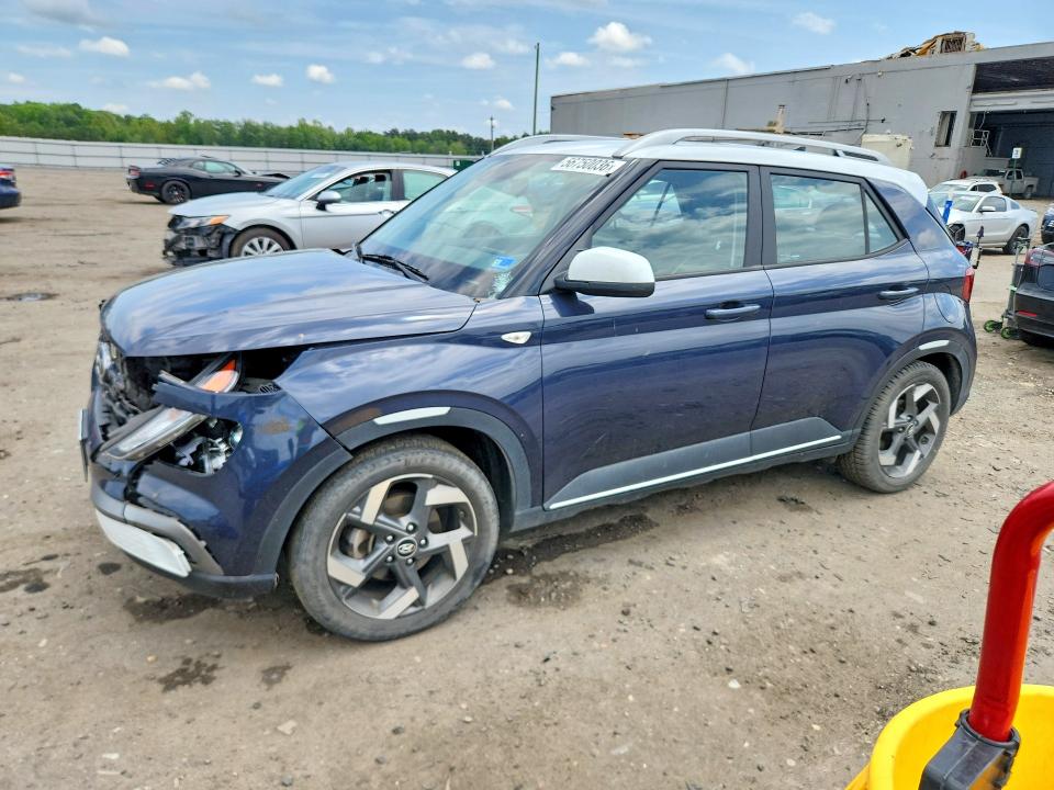 2020 Hyundai Venue VIN KMHRC8A35LU021909 COPART salvage auction — FRONT END, VA - CERT OF TITLE - SALVAGE, sold $3,100 on 2026-07-22 (photo 1)
