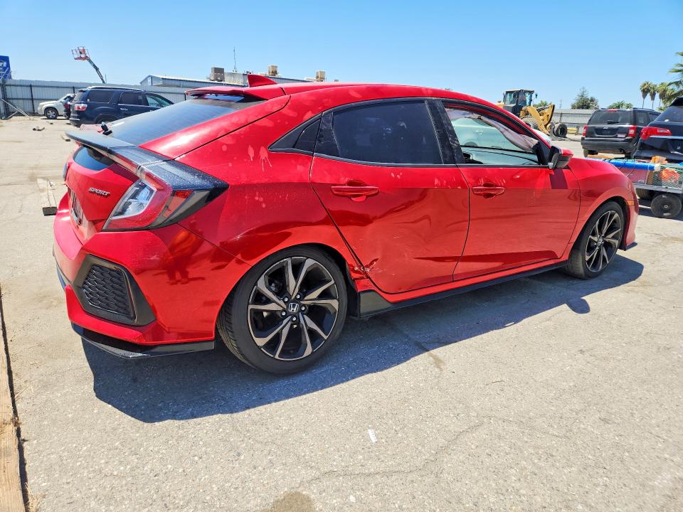 2019 Honda VIN SHHFK7H4XKU407654 COPART salvage auction — REAR END, Ca - Salvage Certificate, sold $7,700 on 2026-07-31 (photo 3)