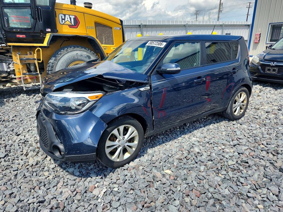 2014 Kia VIN KNDJP3A56E7021350 COPART salvage auction — FRONT END, Wi - Junked Vehicle Bill Of Sale, sold $500 on 2026-07-06 (photo 1)