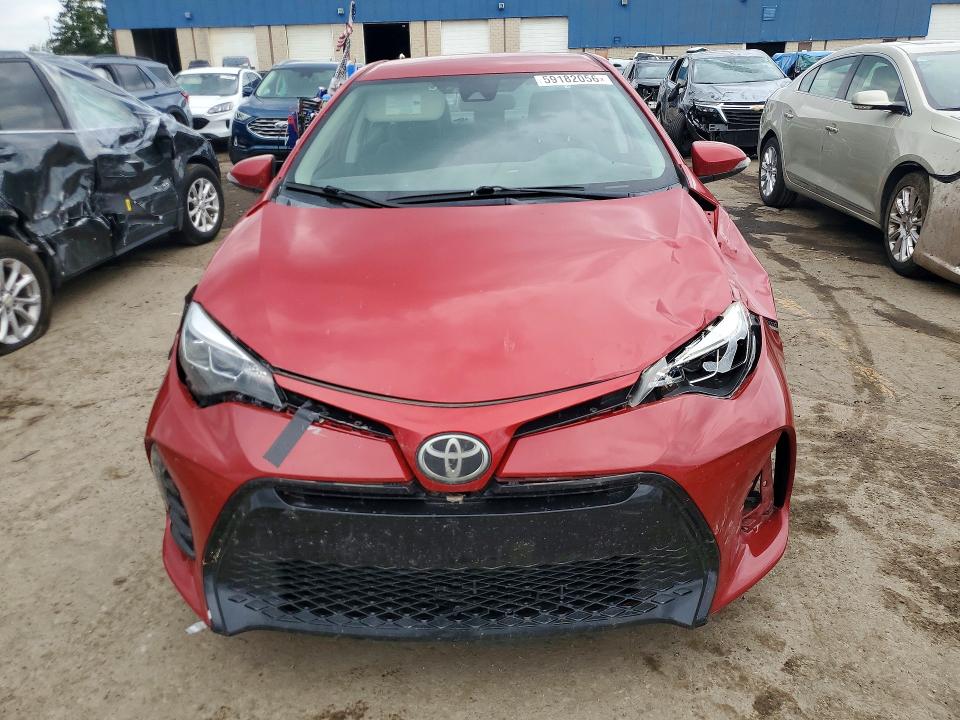 2017 Toyota Corolla VIN 2T1BURHE9HC830012 COPART salvage auction — FRONT END, Mi - Certificate Of Title, sold $3,850 on 2026-07-02 (photo 5)