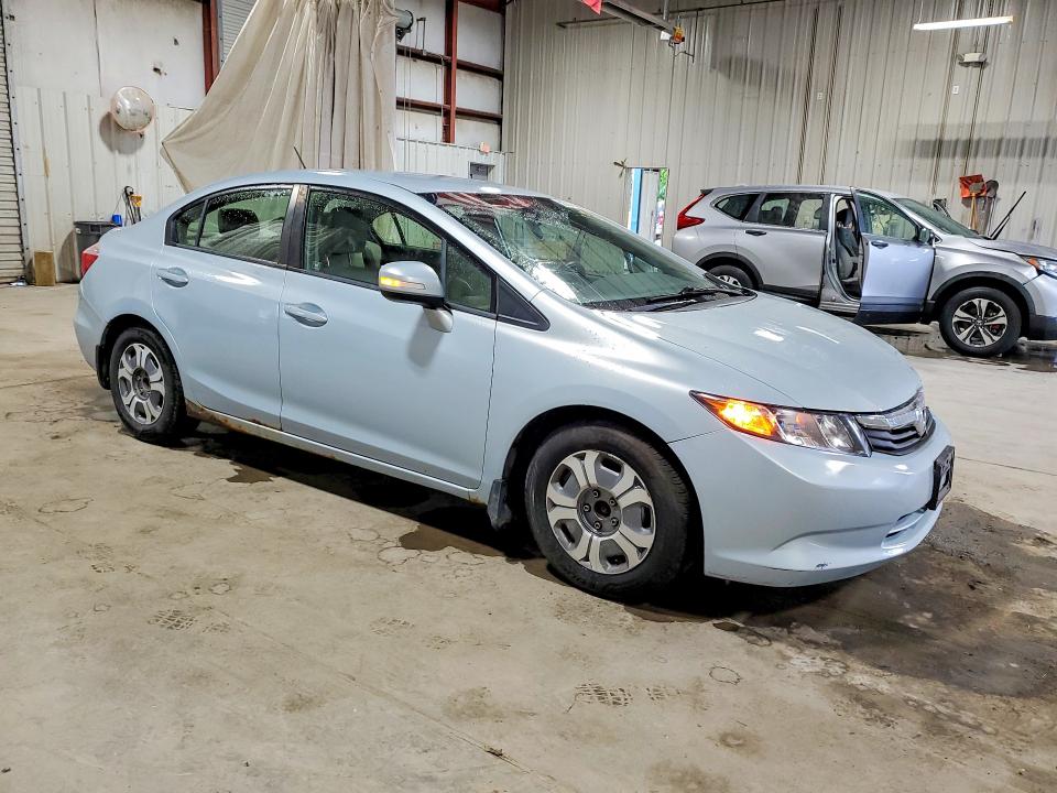 2012 Honda VIN JHMFB4F24CS009635 COPART salvage auction — FRONT END, Ny - Mv-907A Salvage Certificate, sold $475 on 2026-07-15 (photo 4)