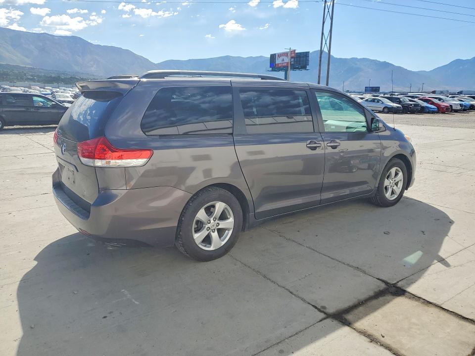 2012 Toyota VIN 5TDKK3DC2CS216572 COPART salvage auction — SIDE, Ut - Salvage Certificate, sold $1,950 on 2026-07-27 (photo 3)