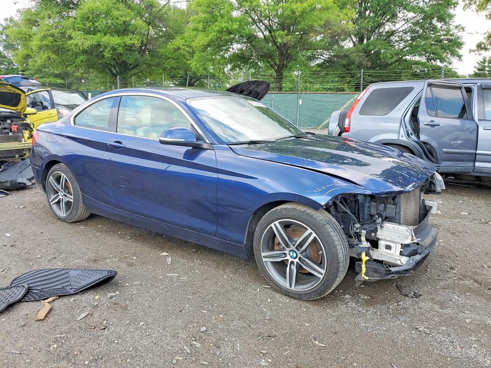 2017 BMW 2er VIN WBA2H9C36HV642553 COPART salvage auction — FRONT END, Md - Cert Of Salvage > 75% Damage, sold $4,300 on 2026-07-14 (photo 4)