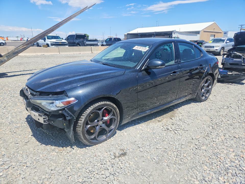 2018 Alfa romeo Giulia VIN ZARFAEEN1J7570838 COPART salvage auction — FRONT END, Co - Salvage Title, sold $6,800 on 2026-07-02 (photo 1)