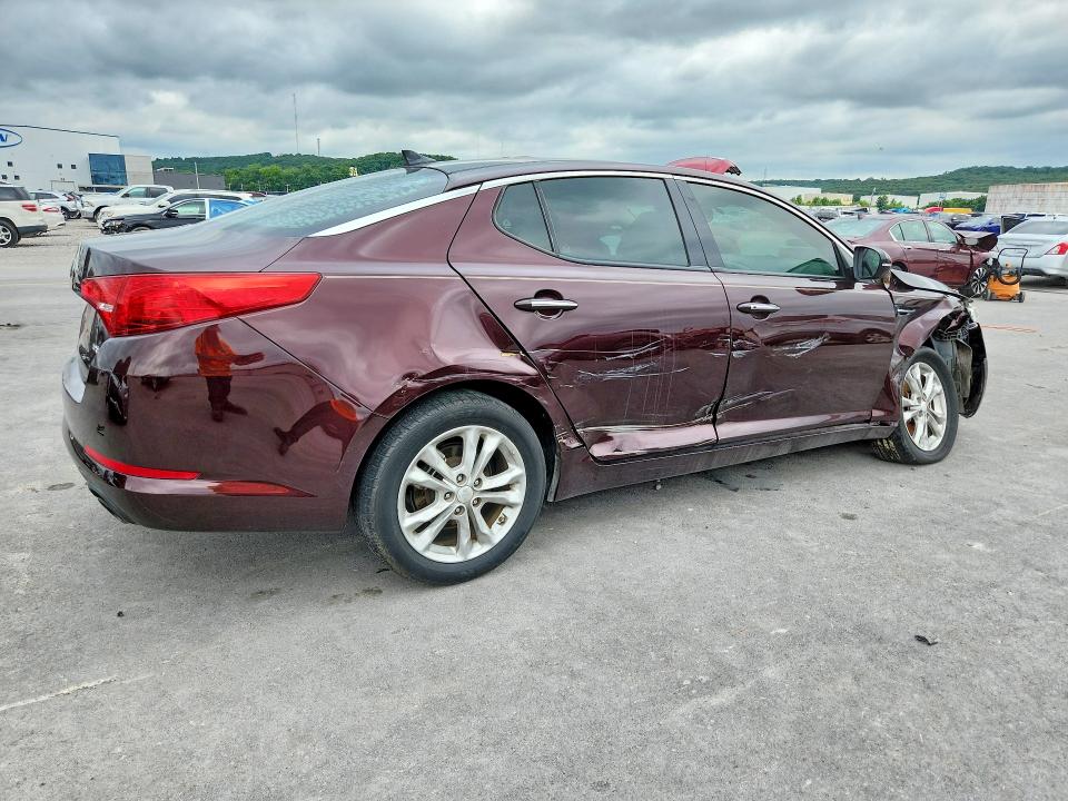 2013 Kia Optima VIN 5XXGN4A79DG093768 COPART salvage auction — SIDE, Ok - Cert Of Title-Salvage, sold $675 on 2026-07-06 (photo 3)
