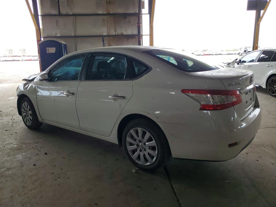 2015 Nissan Sentra VIN 3N1AB7AP3FY217840 COPART salvage auction — FRONT END, Az - Certificate Of Title, sold $500 on 2026-07-06 (photo 2)