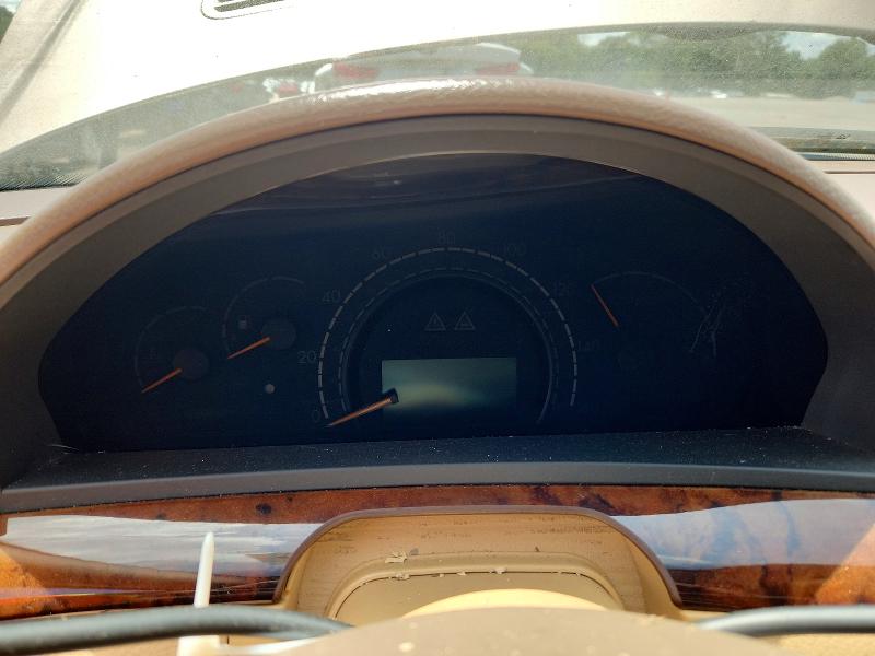 2002 Mercedes-benz S-klasse VIN WDBNG75J62A254173 COPART salvage auction — MINOR DENT/SCRATCHES, Al - Certificate Of Title (P), sold $400 on 2026-07-08 (photo 9)
