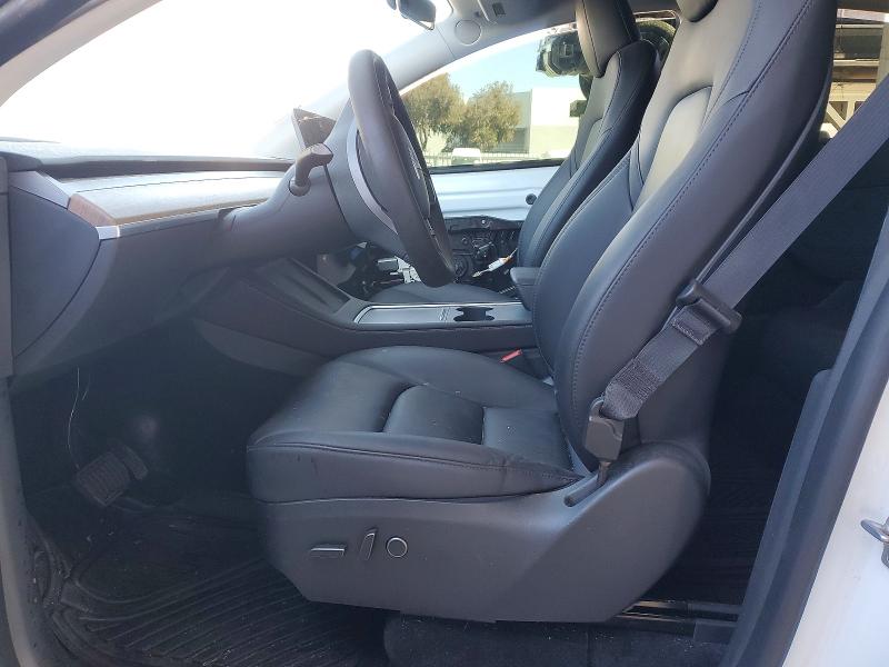 2023 Tesla Model y VIN 7SAYGDEE0PF744805 COPART salvage auction — FRONT END, CA - SALVAGE CERTIFICATE, sold $4,100 on 2026-07-28 (photo 7)