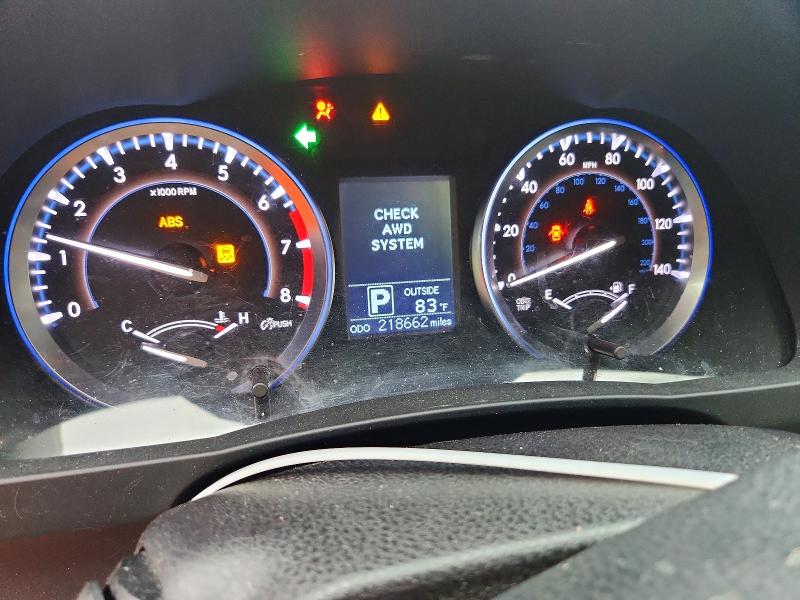 2016 Toyota Highlander VIN 5TDBKRFH1GS310704 COPART salvage auction — FRONT END, Wi - Junked Vehicle Bill Of Sale, sold $2,400 on 2026-07-13 (photo 9)