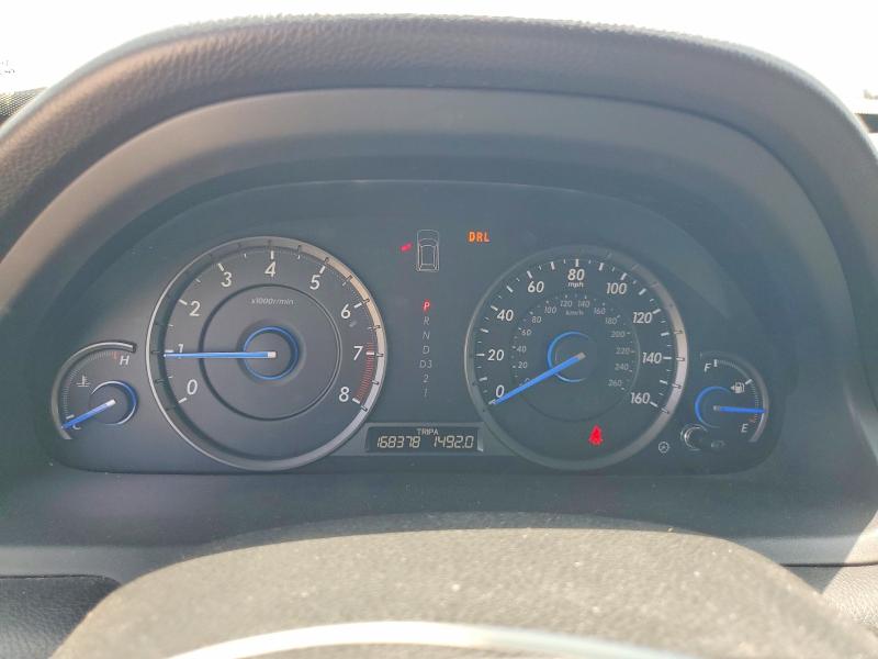 2012 Honda Crosstour VIN 5J6TF1H52CL000662 COPART salvage auction — FRONT END, TX - SALVAGE VEHICLE TITLE (P), sold $875 on 2026-07-09 (photo 9)
