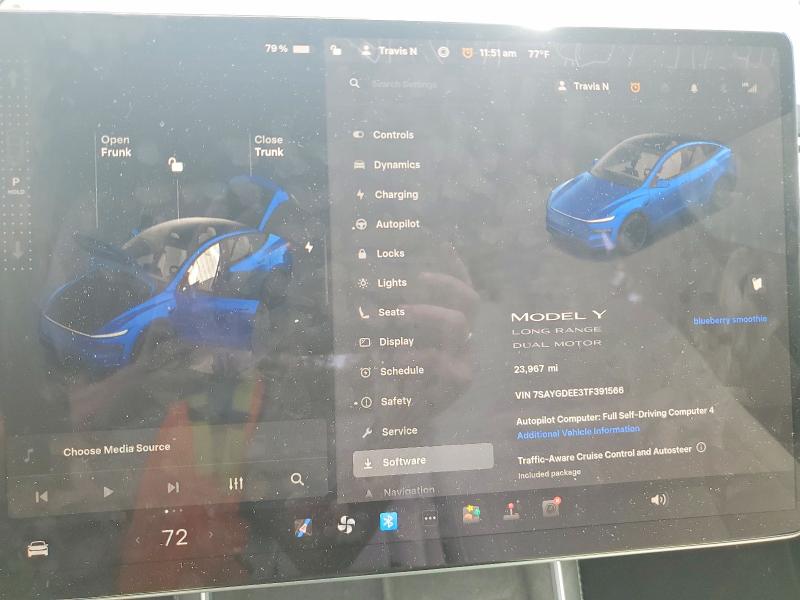 2026 Tesla Model y VIN 7SAYGDEE3TF391566 COPART salvage auction — FRONT END, Wa - Bill Of Sale, sold $20,200 on 2026-07-28 (photo 9)