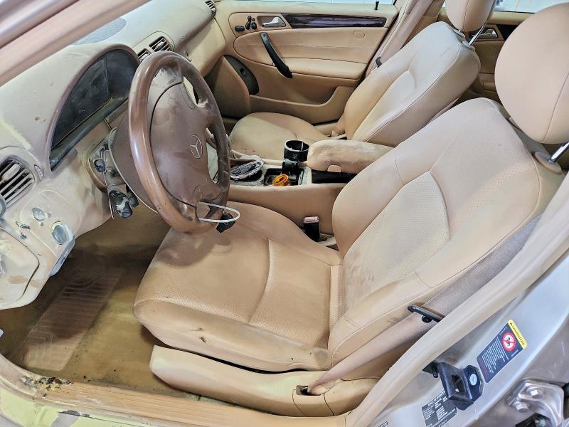 2004 Mercedes-benz C-klasse VIN WDBRF61J14A585508 COPART salvage auction — Burn Interior, Va - Cert Of Title - Salvage, sold $325 on 2026-07-17 (photo 7)