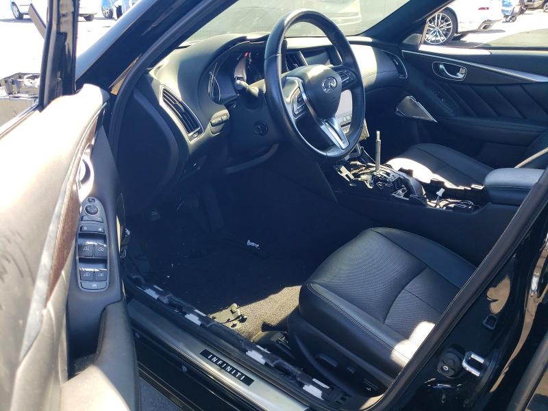 2021 Infiniti Q50 VIN JN1EV7CP4MM706026 COPART salvage auction — STRIPPED, CA - SALVAGE CERTIFICATE, sold $175 on 2026-07-22 (photo 8)