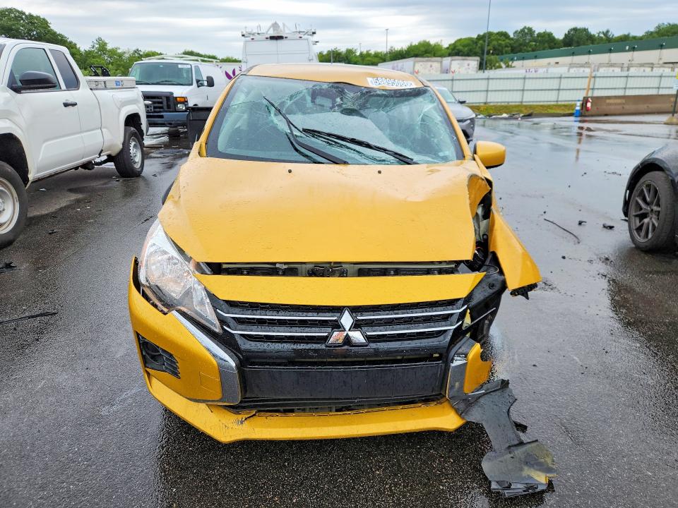 2024 Mitsubishi Mirage VIN ML32AUHJ8RH022792 COPART salvage auction — ROLLOVER, Fl - Certificate Of Destruction, sold $1,150 on 2026-07-08 (photo 5)