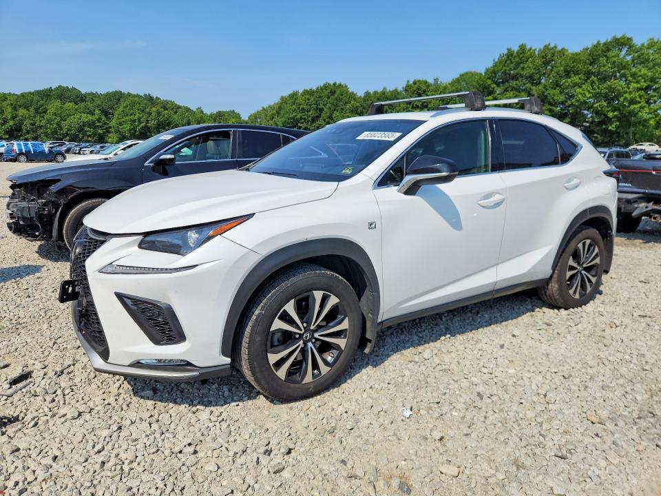 2020 Lexus Nx VIN JTJSARDZ7L5015361 COPART salvage auction — REAR END, Ma - Cert Of Title-Salvage, sold $10,600 on 2026-07-10 (photo 1)